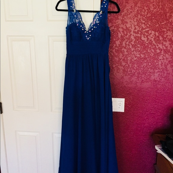 Royal Blue Formal Dress - Picture 1 of 3